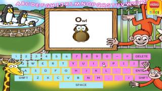 Keyboarding for kids  Game Play [upl. by Salvidor]