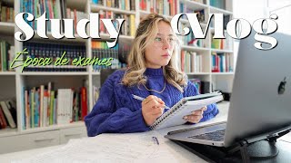 STUDY VLOG em Época de EXAMES Dicas e o meu método de estudo lidar com o stress ter boas notas [upl. by Siver784]