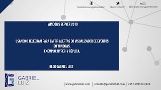 Usando o Telegram para emitir alertas do Visualizador de Eventos do Windows [upl. by Nollid]