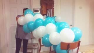 Arco de globos para baby shower [upl. by Ketti]