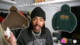 Lowkey STREETWEAR haul  brands you should know if you dont already [upl. by Atnad]