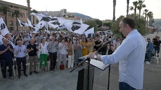 JeanChristophe Angelini en meeting à Ajaccio [upl. by Comptom]