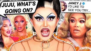 UK vs World Rupaul Ball Juju Drama amp Crazy Fans  Hot or Rot [upl. by Aicetel797]