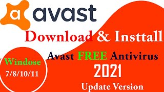 How to install Avast FREE Antivirus Download 2021 Bangla Video [upl. by Steffane]