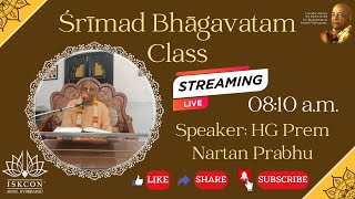 Srimad Bhagavatam Class  SB 43111  HG Prem Nartan Prabhu  15102024  ISKCON Abids Hyderabad [upl. by Leasi]