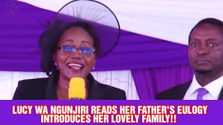 EVANGELIST LUCY WA NGUNJIRI GÙTHOMA TRIBUTE YA BABA WAO NA KUHEANA RUGANO RWA MWANYA RWA FAMILY YAO [upl. by Dante]