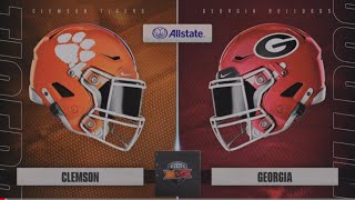 Clemson 00 vs Georgia 00  NCAA 25 Simulation WEEK 1 [upl. by Rolyt]