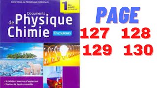 COLLECTION SIGMA PHYSIQUE CHIMIE 1AC PAGE 127 128 129 130 [upl. by Terle]