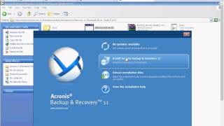 كيفية أستخدام Acronis BackupampRecovery Advance Server 11 [upl. by Atirac]