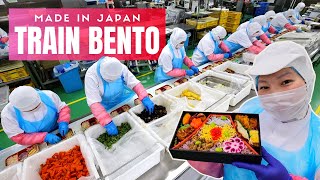 How a Train Bento Box is Made in Japan [upl. by Dawes693]