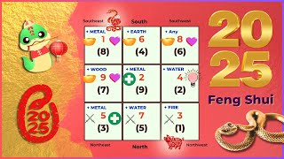 Feng Shui setup for 2025 Year of the Snake with Period 9 Stars [upl. by Asnarepse]