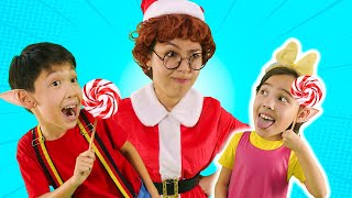 Johny Johny Yes Papa with Elves  Last Christmas Compilation  Hokie Pokie Kids Videos [upl. by Jeanelle]