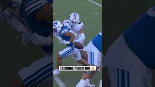 Genesis Smith Forces Fumble with Textbook PunchOut vs BYU 🥊  Arizona Football [upl. by Carthy453]