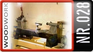 Maschinenbett neu lackieren Drechselbank Wood lathe [upl. by Caravette]