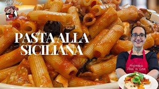 Delicious Summer Pasta Recipe with Eggplant [upl. by Aseuqram73]