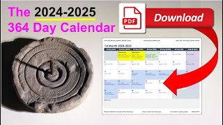 20242025 Key of David 364 Day Calendar PDF Download Ready [upl. by Ydnamron]