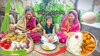 ମୁନୁଗା ଖଡ଼ା ସହିତ ଅଣ୍ଡା ତର୍କାରୀ  Village Style Drumstick Egg Curry Villageeatingodia [upl. by Holder]