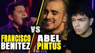 FRANCISCO BENITEZ vs ABEL PINTOS  SIN PRINCIPIO NI FINAL Comparación de voces LA VOZ ARGENTINA [upl. by Nwahsear]