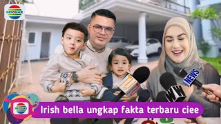 Semua fans baper  detik² irish bella ungkap makin sayang pada haldy saat diwawancarai awak media [upl. by Ahsetan]