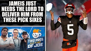 Jameis Winston Just Wants The Lord To Deliver Him From These Pick Sixes😂 [upl. by Anoirb]