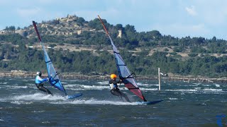 WINDSURF LA NAUTIQUE LEUCATE LE PARC LE 10112024 FRANCE GOPRO [upl. by Iliam]