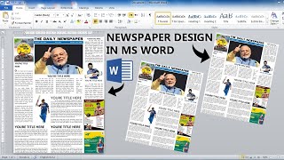 Editable Newspaper Template Google Docs [upl. by Viki]