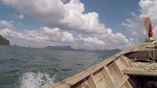 Thailand Krabi  Longtail boat ride [upl. by Dash]