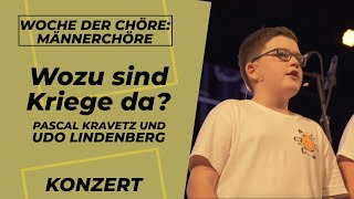 quotWozu sind Kriege daquot  Udo Lindenberg  Männerchöre  Chorversion [upl. by Kurland]