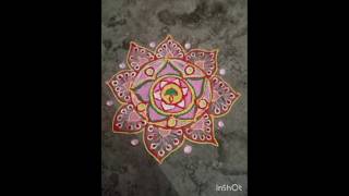 Rangoli rangoli 😊😊😊trending shorts viralvideo rangoli [upl. by Natelson469]