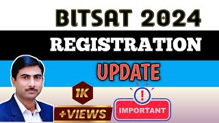 Bitsat 2024 registration date 1224  what is the registration date for bits Tech4Pilani [upl. by Eniluqaj492]