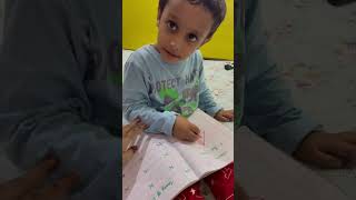 playgroup drawing drawing samarth song bollywood hindisong love funny [upl. by Hoffert470]