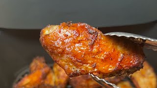 Crispy Sticky Air Fryer Chicken Wings [upl. by Ecnatsnok]