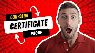 Coursera Certificate proof Example [upl. by Nosdrahcir]