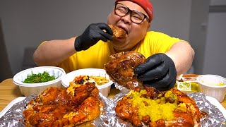 장작구이 누룽지 통닭에 무뼈닭발 폼 미쳐따│Chicken Mukbang Eatingshow [upl. by Hite]