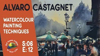 Alvaro Castagnet watercolour painting techniques and tutorial I Colour In Your Life [upl. by Virgilia291]