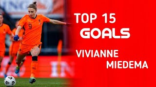 TOP 15 Goals Vivianne Miedema Netherlands  HD [upl. by Suiratnauq]