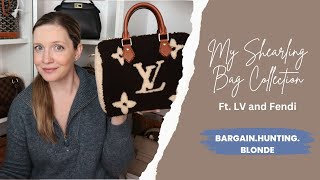 My Shearling Bag Collection Ft LV and Fendi [upl. by Maggy]