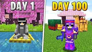 I Survived 100 Days in 120 HARDCORE Minecraft… [upl. by Itnavart]