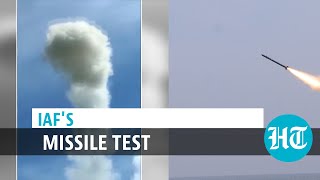 Watch IAF testfires Akash missile Russian Igla amid China border tension [upl. by Llaccm984]