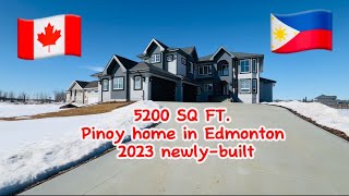 5200 SQ FT🇨🇦🇵🇭PINOY HOUSE TOUR IN EDMONTONCANADA ACREAGE HOMEBUHAY CANADA PINOY IN CANADA [upl. by Meneau]