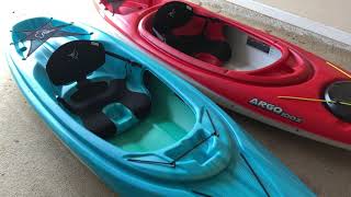 Pelican Kayak Review Comparing the ARGO 100x and the Trailblazers 100ex [upl. by Mit]