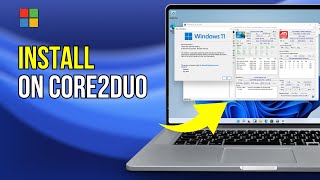 Installing Windows 11 On Core2Duo with 2GB RAM PC From 2007  Low End PC 2024 [upl. by Story221]