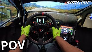 Rally Sardegna in WRC 24 IS AMAZING  Triple 48quot OLED  Simagic Setup [upl. by Rolo945]