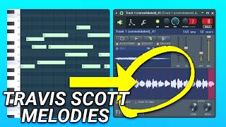 Travis Scott Melodies Using One Shot Samples ANALOG [upl. by Yorle620]