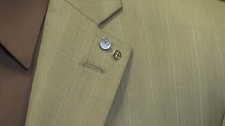 The Proper Way to Wear Multiple Lapel Pins  Mens Formal Fashion [upl. by Gninnahc502]