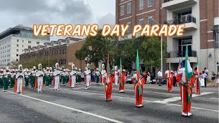 FAMU Marching 100 quotVeterans Day Paradequot clips 2024  Watch in 4k [upl. by Dustan]