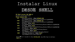 Instalar LINUX desde UEFI SHELL [upl. by Tolkan]