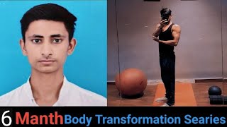 44  54kg  Natural body transformation  6 manth gym transformation  body transformation 3 months [upl. by Goodwin]