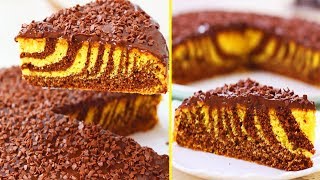 BOLO ZEBRA DE CHOCOLATE E CENOURA e COBERTURA DE FALSA GANACHE I DIKA DA NAKA [upl. by Grati813]