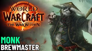 Brewmaster Monk Gameplay Livestream worldofwarcraft warcraft thewarwithin warwithin live [upl. by Nashom]